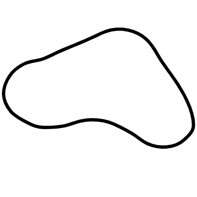 Shape Abstract Triangular Boomerang Element from Organica (Line) Set