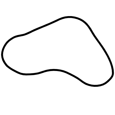 Shape Abstract Triangular Boomerang Element from Organica (Duo) Set