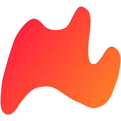 Shape Abstract Wave Element from Organica (Gradient) Set