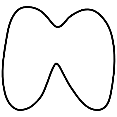 Shape Abstract Wing Element from Organica (Line) Set