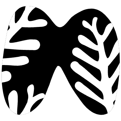 Shape Abstract Wing Element from Organica (Texturized) Set