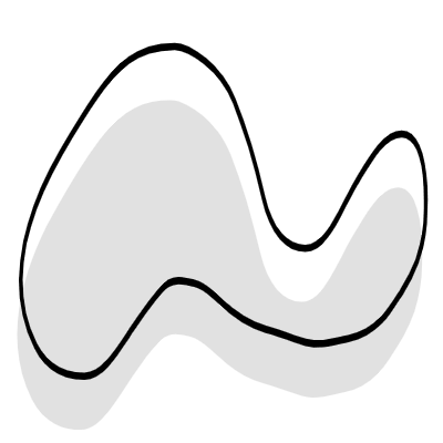 Shape Abstract Worm Element from Organica (Combo) Set