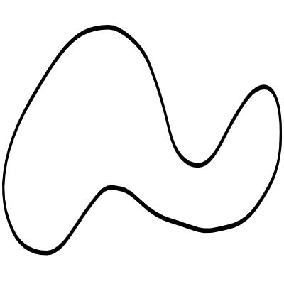 Shape Abstract Worm Element from Organica (Line) Set