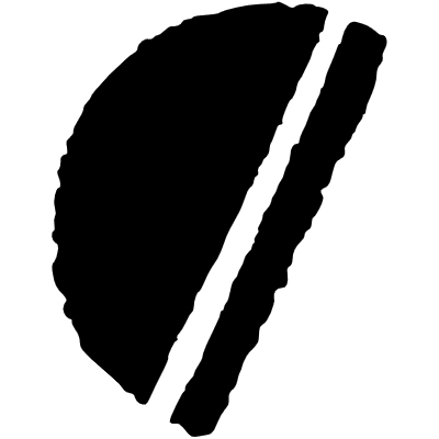 Shape Bubble Half Circle Line Element from Inky (Solid) Set