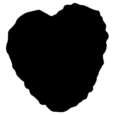 Shape Bubble Heart Element from Inky (Solid) Set