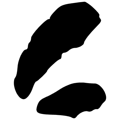 Shape Bubble Inked Brush Stroke 3 Element from Inky (Solid) Set