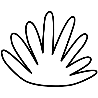 Shape Bush Small Nature Element from Organica (Duo) Set