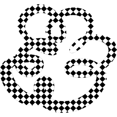 Shape Circle Curly Element from Organica (Texturized) Set