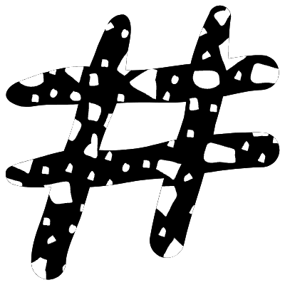 Shape Hashtag Waffle Element from Organica (Texturized) Set
