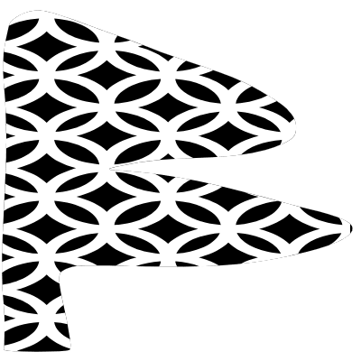 Shape Leaves Side Element from Organica (Texturized) Set