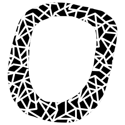 Shape Ring Square Element from Organica (Texturized) Set