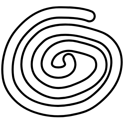 Shape Spiral Circle Element from Organica (Duo) Set