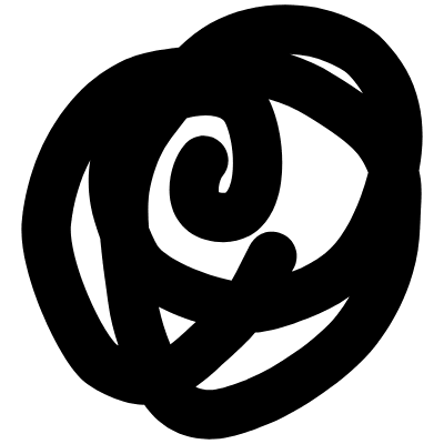 Shape Spiral Drawing Element from Organica (Solid) Set