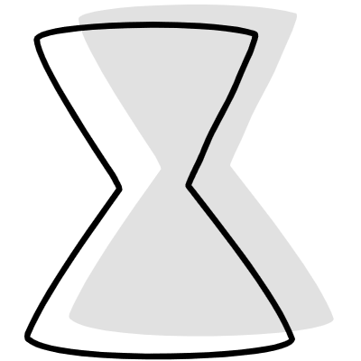 Shape Triangle Hourglass Element from Organica (Combo) Set