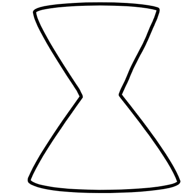 Shape Triangle Hourglass Element from Organica (Duo) Set