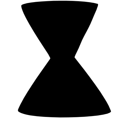 Shape Triangle Hourglass Element from Organica (Solid) Set