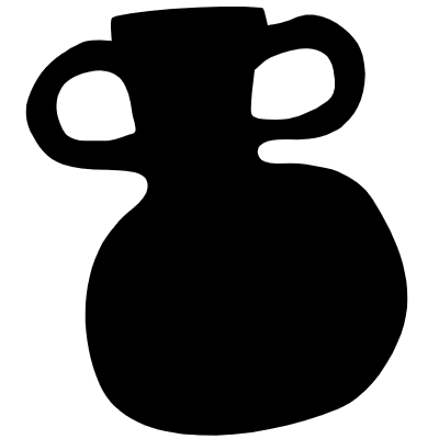 Shape Vase Ancient Jar Element from Organica (Solid) Set