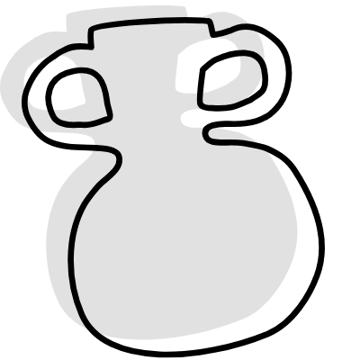 Shape Vase Ancient Jar Element from Organica (Combo) Set