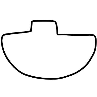 Shape Vase Half Circle Element from Organica (Duo) Set