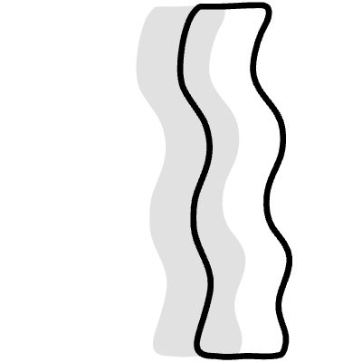 Shape Wave Curly Line Element from Organica (Combo) Set