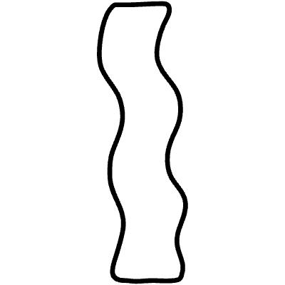 Shape Wave Curly Line Element from Organica (Duo) Set