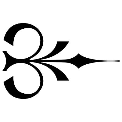 Side Vintage 13 D Element from Side Ornaments Set