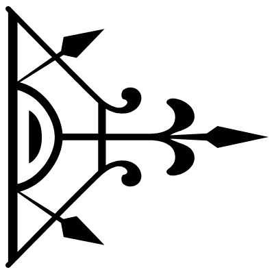 Side Vintage 14 D Element from Side Ornaments Set