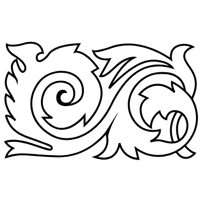 Side Vintage 91 A Element from Side Ornaments Set