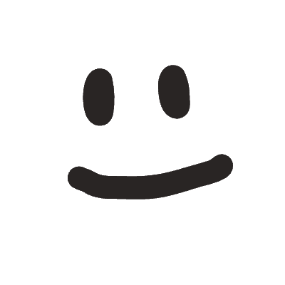 Smile Element from Doodles (Monochrome) Set