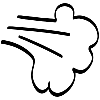 Smoke Effect Doodle 2 Element from Scribbles (Sketch Style) Set