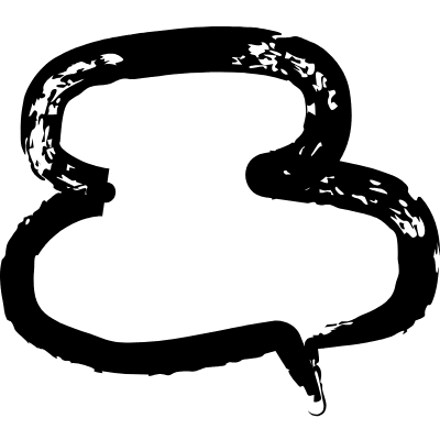 Speech Bubble Double Element from Inky (Brushes) Set