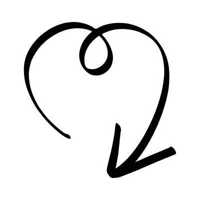 Spiral Arrow Doodle 5 Element from Arrows (Sketch Style) Set