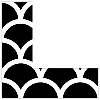 Square Corner Element from Geometrica (Texturized) Set