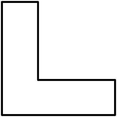 Square Corner Element from Geometrica (Duo) Set
