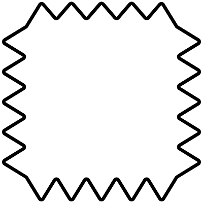 Square Stamp 1 Element from Geometrica (Line) Set