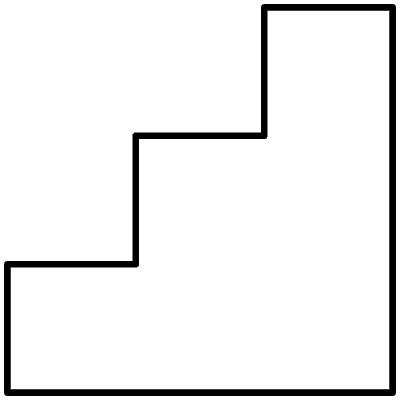 Stair Element from Geometrica (Line) Set