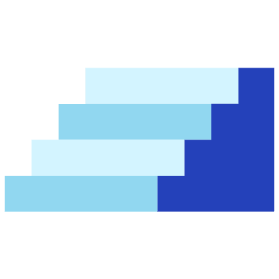 Stairs 1 Element from 3D Motifs (Flat) Set