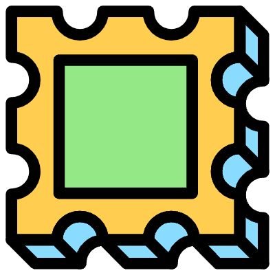Stamp Frame Element from 3D Fun (Pop) Set