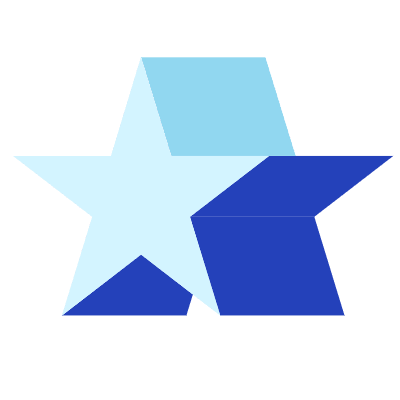 Star Prism Element from 3D Motifs (Flat) Set