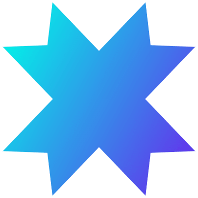 Star Ribbon Cross Element from Geometrica (Gradient) Set