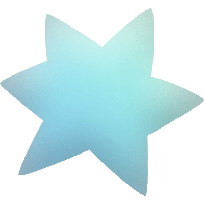 Star Round 3 Element from Inky (Gradient) Set