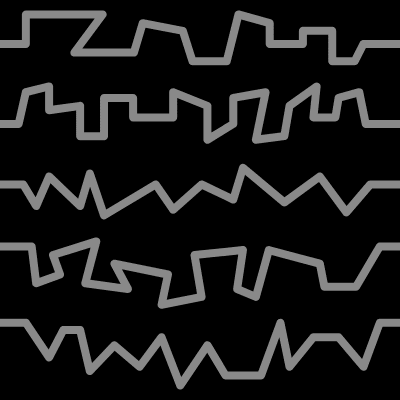 Subtle Dark Zigzag Abstract Pattern Element from Minimal Patterns (Dark) Set