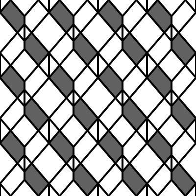 Subtle Light Cage Pattern Element from Minimal Patterns (Line) Set