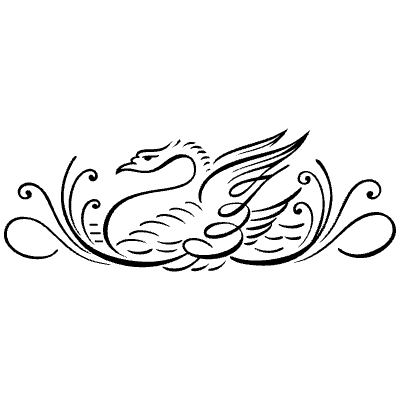 Swan Element from Flourishes Motifs Set