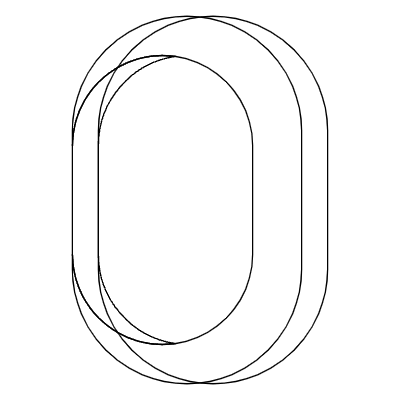 Terminator Window Vertical Element from 3D Motifs (Wireframe) Set