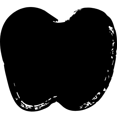 Tooth Wide Element from Inky (Solid) Set