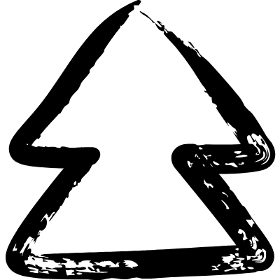 Tree Arrow Shape Element from Inky (Brushes) Set