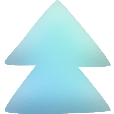 Tree Arrow Shape Element from Inky (Gradient) Set