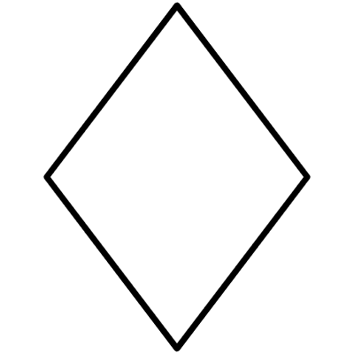 Triangle Diamond  Element from Geometrica (Duo) Set