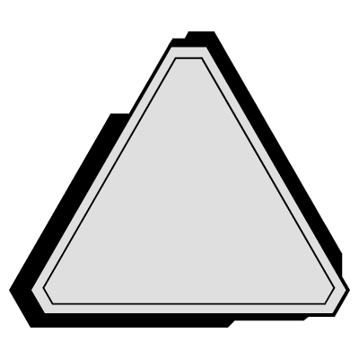 Triangle Frame Profile 1 Element from Cyber GUI Elements Set